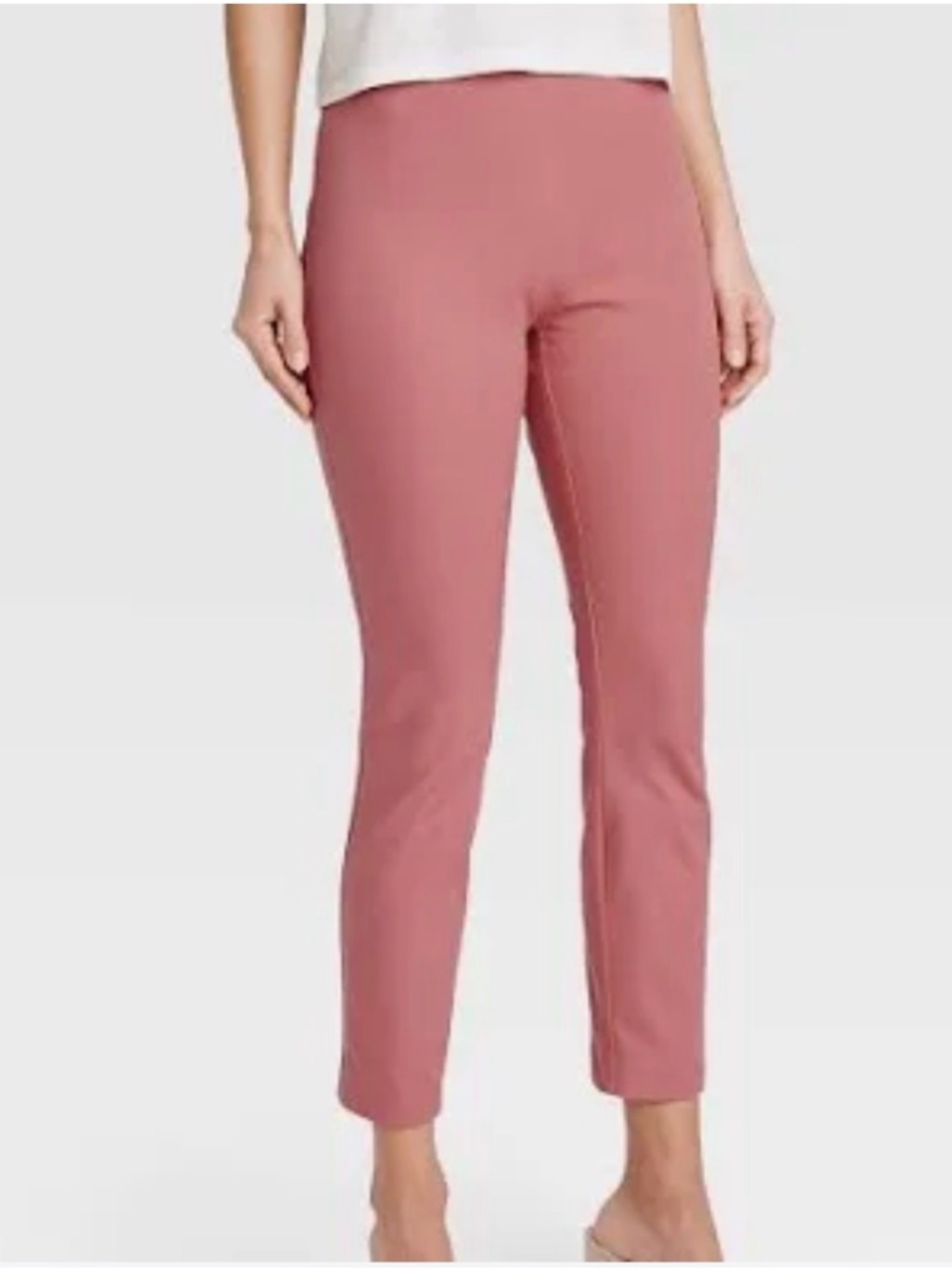 a new day Slim Ankle Pants in Rose Mauve